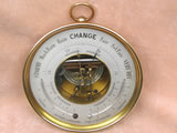 Naudet holosteric barometer retailed  by Ollivant & Botsford